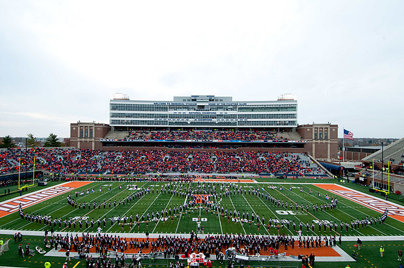 Ohio State Buckeyes at Illinois Fighting Illini, Saturday, November 16, 2013 - Marching Illini Photos