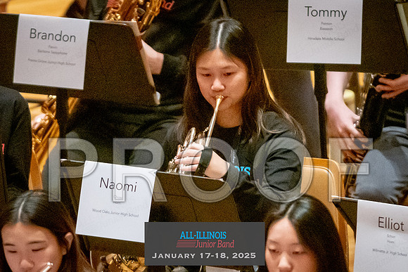 2025 All-Illinois Junior Band January 17-18, 2025