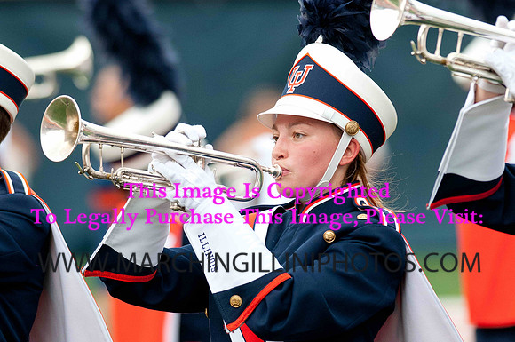Southern Illinois University Salukis at Illinois Fighting Illini, Saturday, August 31, 2013 - Marching Illini Photos