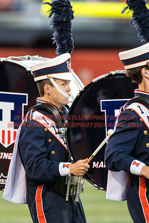 North Carolina at Illinois Fighting Illini, Saturday, September 10, 2016 - Marching Illini Photos