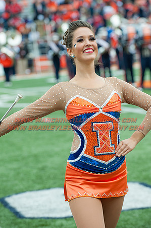Nebraska at Illinois Oct. 3, 2015 - MI Twirler 003