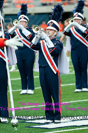 Southern Illinois University Salukis at Illinois Fighting Illini, Saturday, August 31, 2013 - Marching Illini Photos