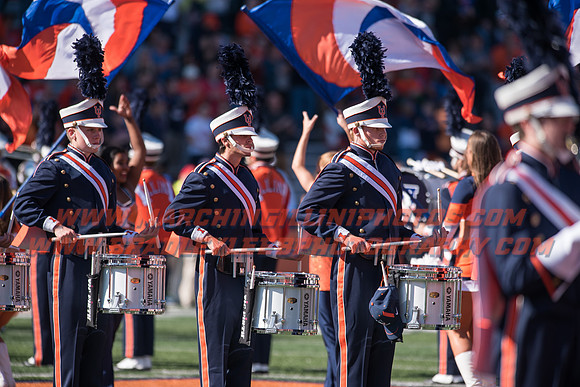 Purdue Boilermakers at Illinois Fighting Illini, Saturday, October 8, 2016 - Marching Illini Photos