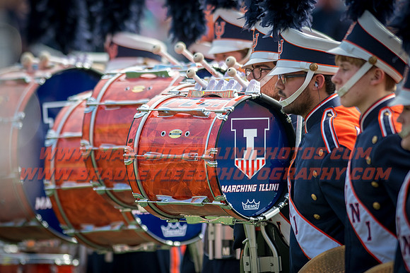 Rutgers Scarlett Knights at Illinois Fighting Illini, Saturday, October 14, 2017 - Marching Illini Photos