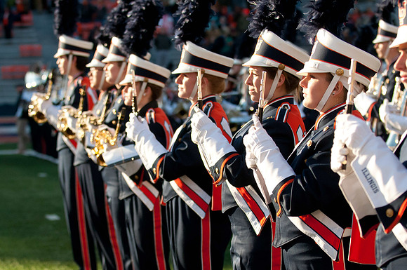 Northwestern Wildcats at Illinois Fighting Illini, Saturday, November 30, 2013 - Marching Illini Photos