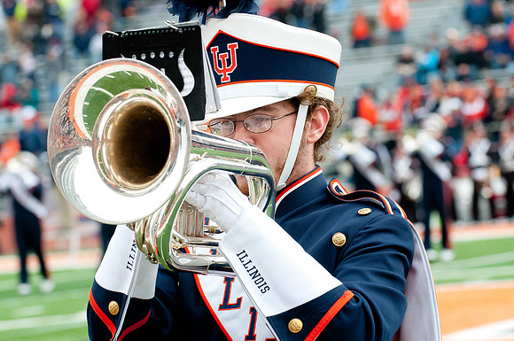 Ohio State Buckeyes at Illinois Fighting Illini, Saturday, November 16, 2013 - Marching Illini Photos