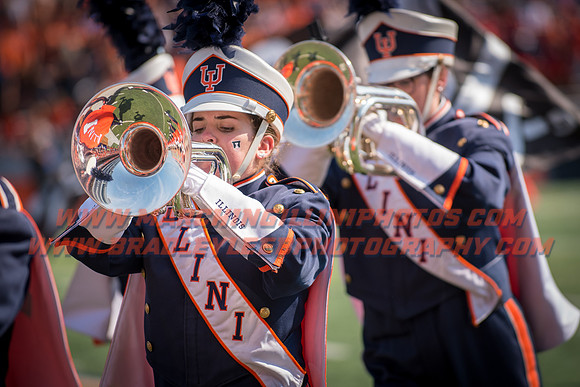Rutgers Scarlett Knights at Illinois Fighting Illini, Saturday, October 14, 2017 - Marching Illini Photos