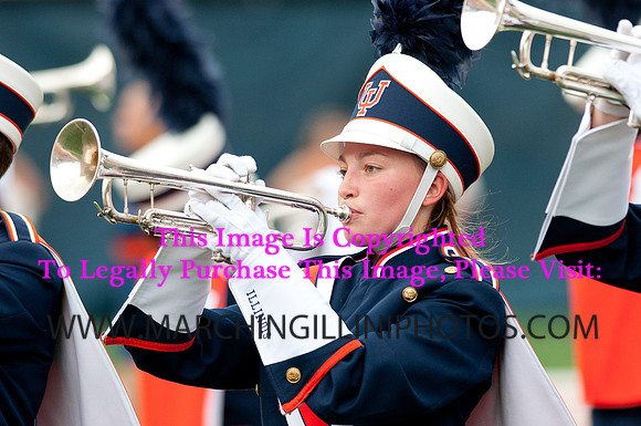 Southern Illinois University Salukis at Illinois Fighting Illini, Saturday, August 31, 2013 - Marching Illini Photos