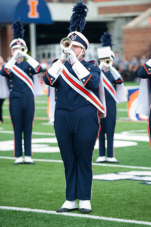 Southern Illinois University Salukis at Illinois Fighting Illini, Saturday, August 31, 2013 - Marching Illini Photos