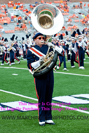 Southern Illinois University Salukis at Illinois Fighting Illini, Saturday, August 31, 2013 - Marching Illini Photos