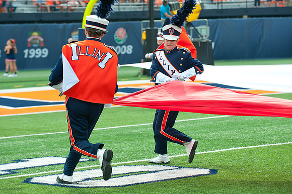 Texas State at Illinois, Saturday, September 20, 2014 - Marching Illini Photos