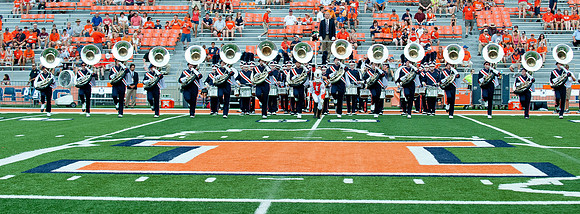 Southern Illinois University Salukis at Illinois Fighting Illini, Saturday, August 31, 2013 - Marching Illini Photos