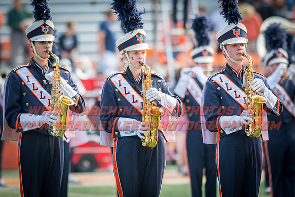 Rutgers Scarlett Knights at Illinois Fighting Illini, Saturday, October 14, 2017 - Marching Illini Photos