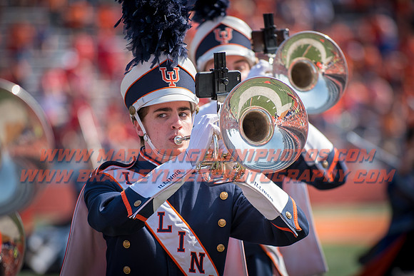 Rutgers Scarlett Knights at Illinois Fighting Illini, Saturday, October 14, 2017 - Marching Illini Photos