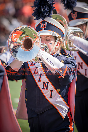 Rutgers Scarlett Knights at Illinois Fighting Illini, Saturday, October 14, 2017 - Marching Illini Photos