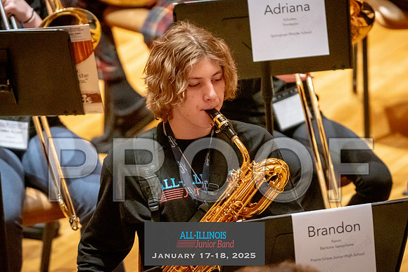 2025 All-Illinois Junior Band January 17-18, 2025