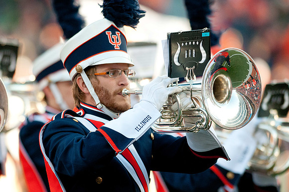 Michigan State Spartans at Illinois Fighting Illini, Saturday, October 26, 2013 - Marching Illini Photos