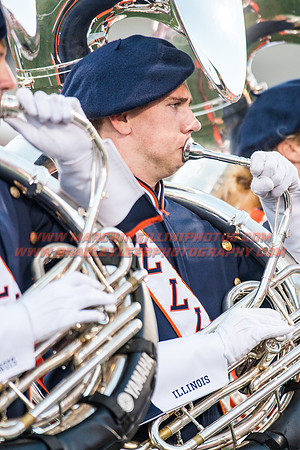 North Carolina at Illinois Fighting Illini, Saturday, September 10, 2016 - Marching Illini Photos