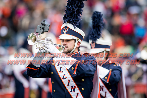 Wisconsin Badgers at Illinois Fighting Illini, Saturday, October 28, 2017 - Marching Illini Photos