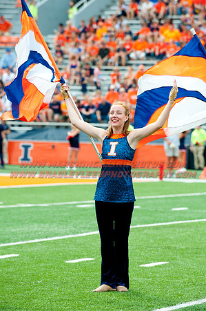 Texas State at Illinois, Saturday, September 20, 2014 - Marching Illini Photos