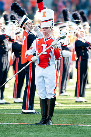 Northwestern Wildcats at Illinois Fighting Illini, Saturday, November 30, 2013 - Marching Illini Photos