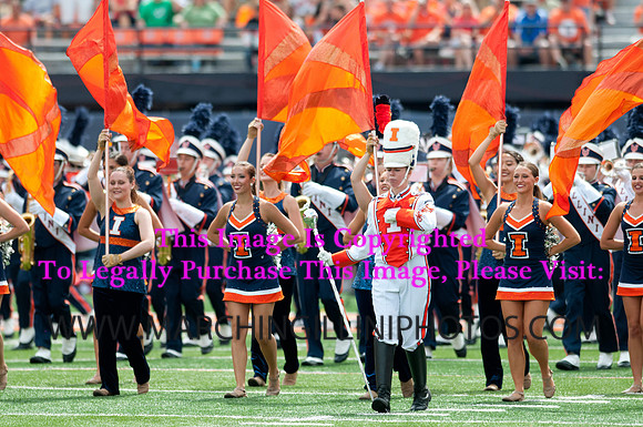Youngstown State at Illinois, Saturday, August 30, 2014 - Marching Illini Photos