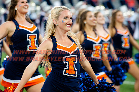 Texas State at Illinois, Saturday, September 20, 2014 - Marching Illini Photos