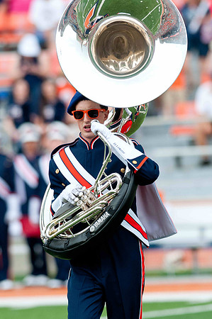 Southern Illinois University Salukis at Illinois Fighting Illini, Saturday, August 31, 2013 - Marching Illini Photos