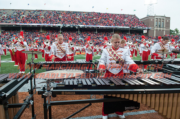 Nebraska at Illinois Oct. 3, 2015 - CMB Front Ensemble 004