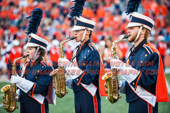 North Carolina at Illinois Fighting Illini, Saturday, September 10, 2016 - Marching Illini Photos