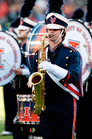 Northwestern Wildcats at Illinois Fighting Illini, Saturday, November 30, 2013 - Marching Illini Photos