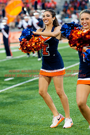 Texas State at Illinois, Saturday, September 20, 2014 - Marching Illini Photos