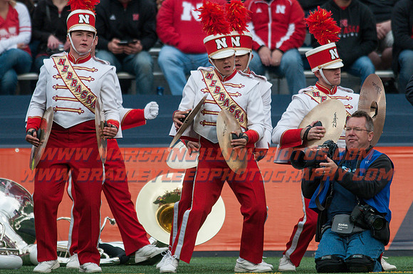 Nebraska at Illinois Oct. 3, 2015 - CMB Drum Line 011