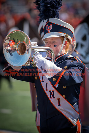 Rutgers Scarlett Knights at Illinois Fighting Illini, Saturday, October 14, 2017 - Marching Illini Photos