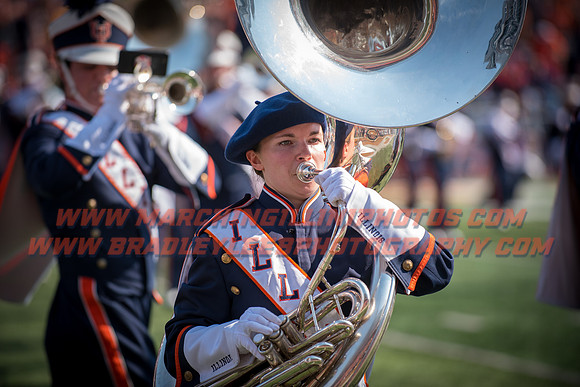 Rutgers Scarlett Knights at Illinois Fighting Illini, Saturday, October 14, 2017 - Marching Illini Photos