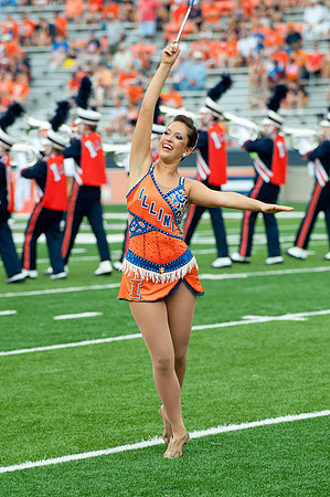 Southern Illinois University Salukis at Illinois Fighting Illini, Saturday, August 31, 2013 - Marching Illini Photos