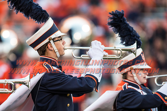 North Carolina at Illinois Fighting Illini, Saturday, September 10, 2016 - Marching Illini Photos