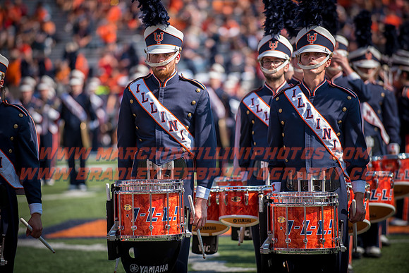 Rutgers Scarlett Knights at Illinois Fighting Illini, Saturday, October 14, 2017 - Marching Illini Photos