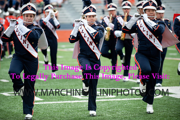 Youngstown State at Illinois, Saturday, August 30, 2014 - Marching Illini Photos