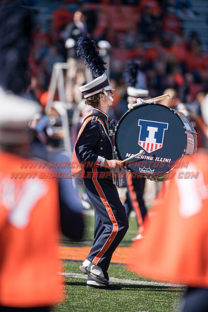 Purdue Boilermakers at Illinois Fighting Illini, Saturday, October 8, 2016 - Marching Illini Photos