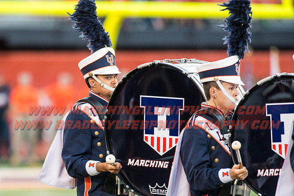 North Carolina at Illinois Fighting Illini, Saturday, September 10, 2016 - Marching Illini Photos