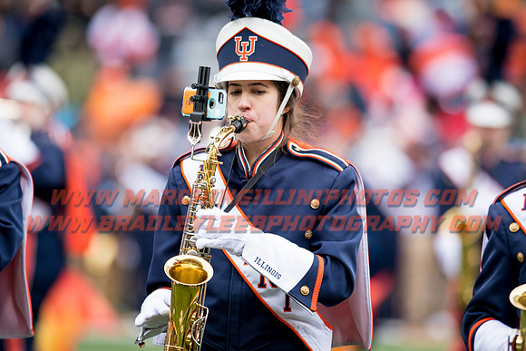 Wisconsin Badgers at Illinois Fighting Illini, Saturday, October 28, 2017 - Marching Illini Photos