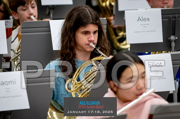 2025 All-Illinois Junior Band January 17-18, 2025