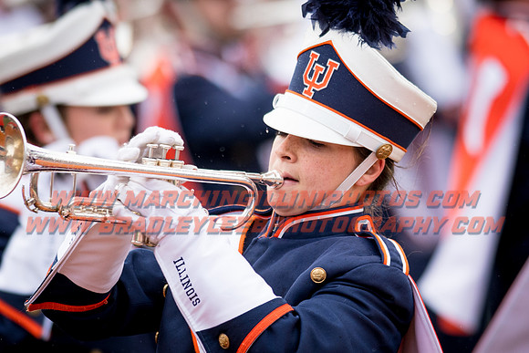 Wisconsin Badgers at Illinois Fighting Illini, Saturday, October 28, 2017 - Marching Illini Photos