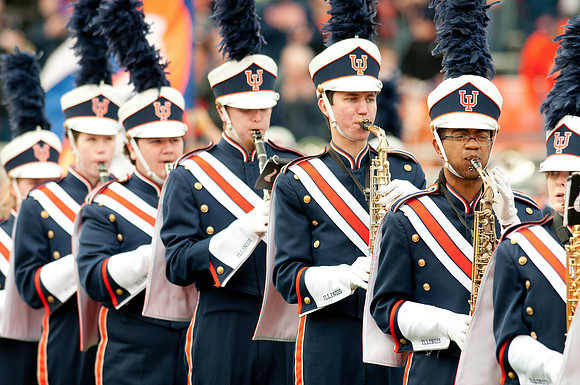 Michigan State Spartans at Illinois Fighting Illini, Saturday, October 26, 2013 - Marching Illini Photos
