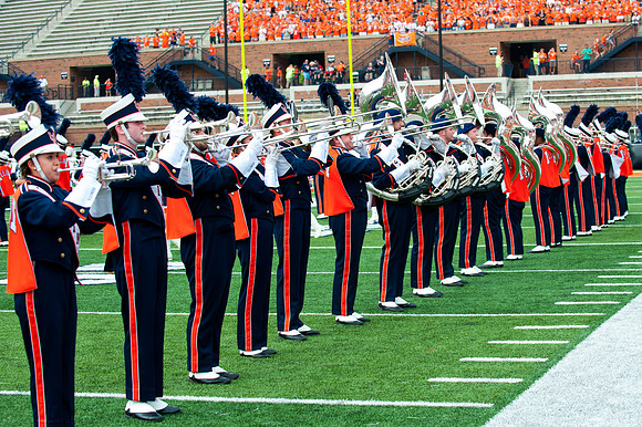 Texas State at Illinois, Saturday, September 20, 2014 - Marching Illini Photos