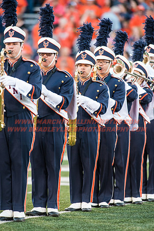 North Carolina at Illinois Fighting Illini, Saturday, September 10, 2016 - Marching Illini Photos