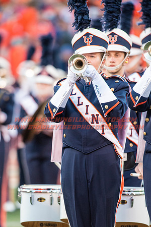 North Carolina at Illinois Fighting Illini, Saturday, September 10, 2016 - Marching Illini Photos