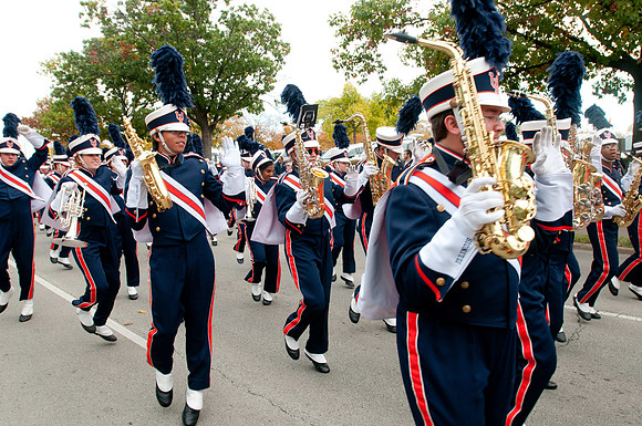 Michigan State Spartans at Illinois Fighting Illini, Saturday, October 26, 2013 - Marching Illini Photos