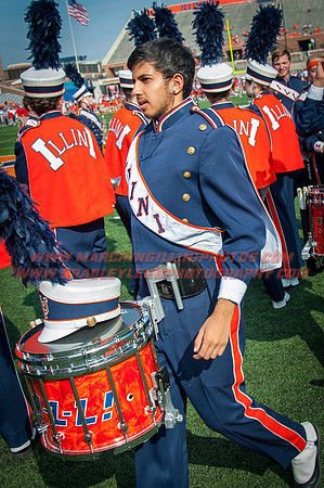Rutgers Scarlett Knights at Illinois Fighting Illini, Saturday, October 14, 2017 - Marching Illini Photos